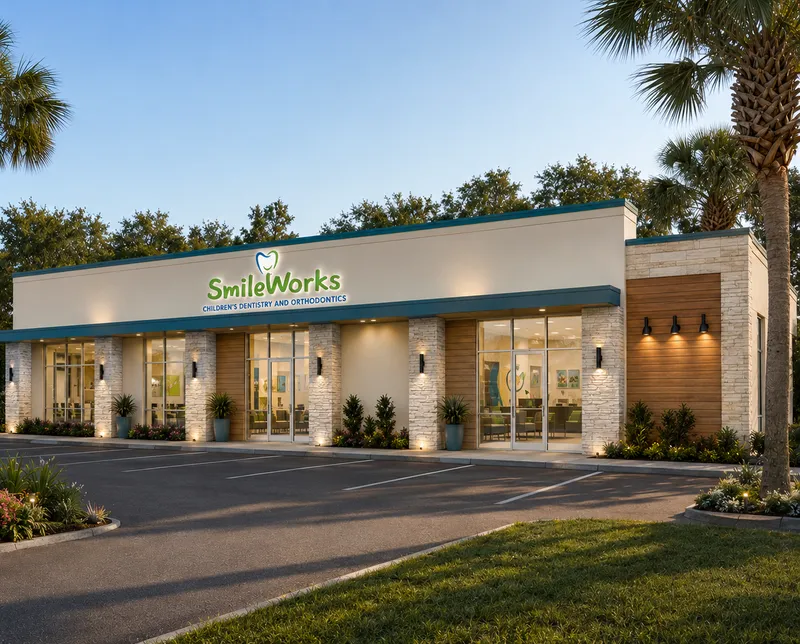 Artist rendering of the future SmileWorks Crawfordville location